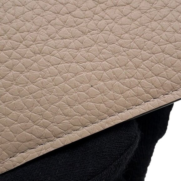 LOUIS VUITTON LV Vertical Wallet Compact Taurillon Leather Galet M82198 - Picture 4 of 9